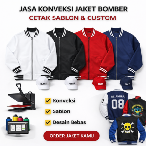 Jasa Konveksi Jaket Boomber