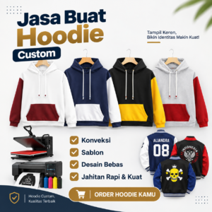 Jasa Konveksi Jaket Hoodie