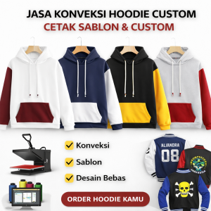 Jasa Konveksi Jaket Hoodie