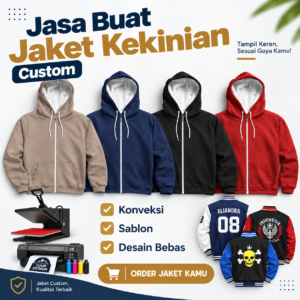 Jasa Konveksi Jaket Zipper