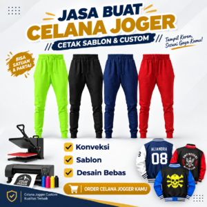 Jasa Konveksi Celana Joger Pant