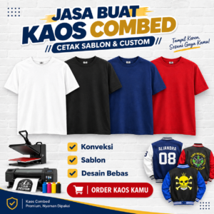 Jasa Konveksi Kaos Combed