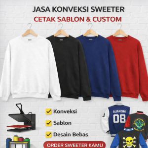 Jasa Konveksi Jaket Sweeter