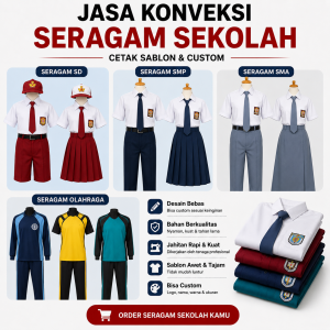 Jasa Konveksi Seragam Sekolah