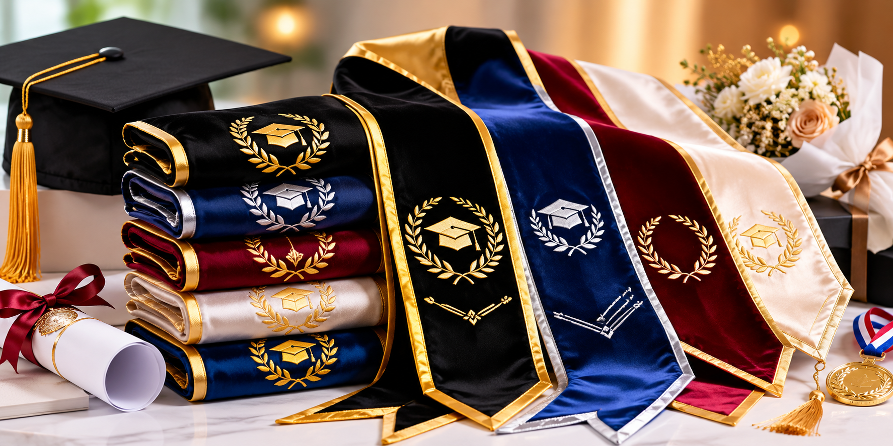 Jasa Pembuatan Selempang Wisuda Custom Berkualitas, Elegan, dan Harga Terjangkau