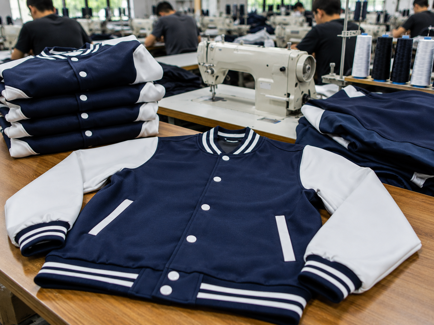 Jasa Konveksi Seragam Jaket Varsity Custom Berkualitas untuk Sekolah, Kampus, Komunitas, dan Perusahaan