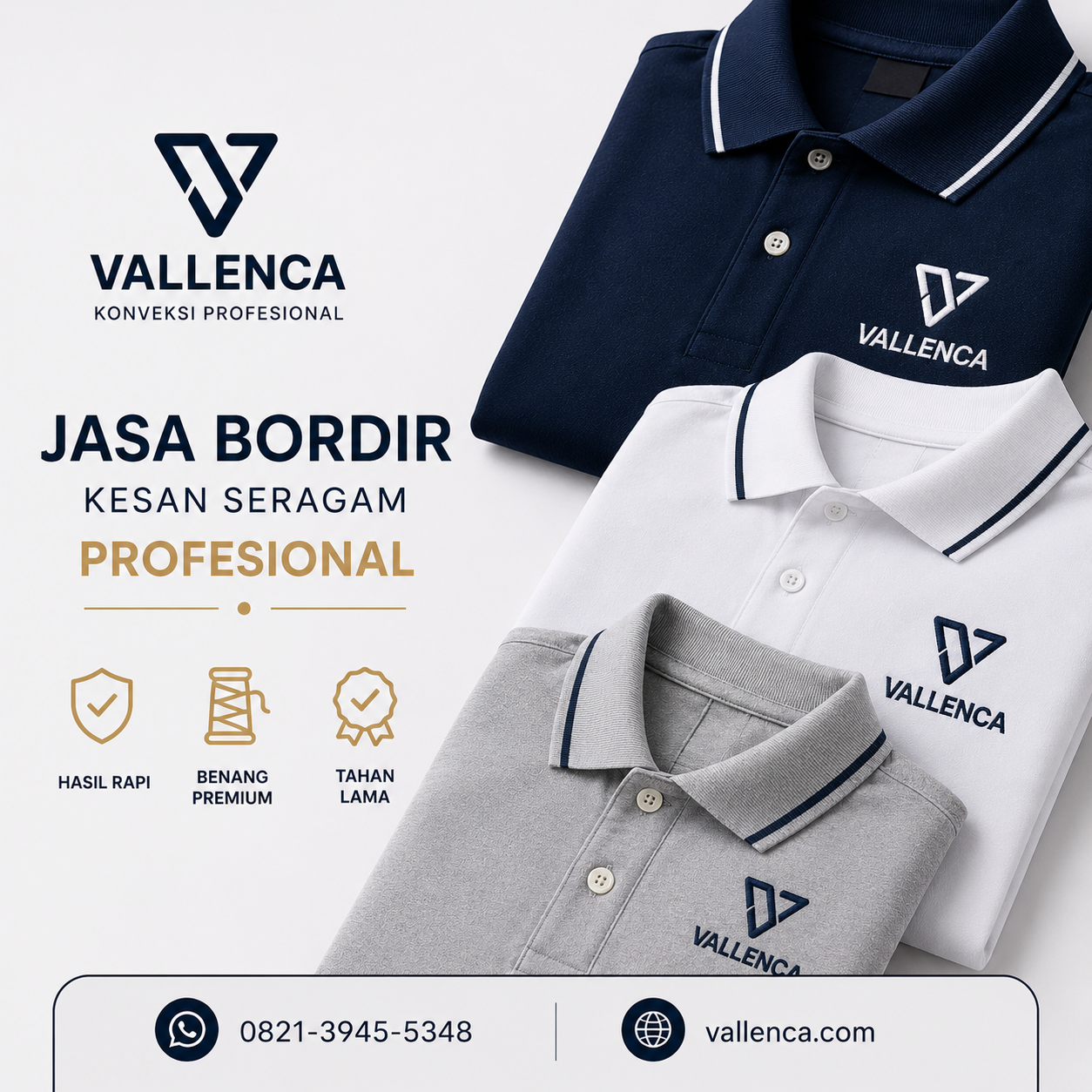 Jasa Bordir untuk Kesan Seragam yang Profesional dan Elegan