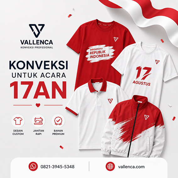 Jasa Konveksi untuk Acara 17 Agustus