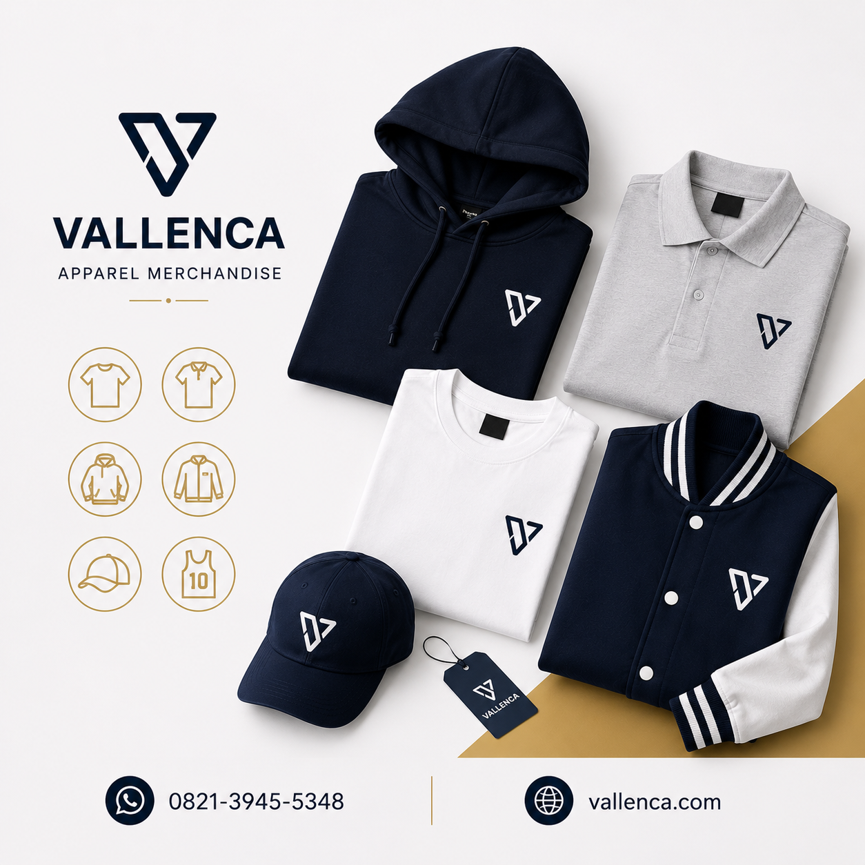 Jasa Apparel Merchandise Custom untuk Perusahaan, Komunitas, Event, dan Brand