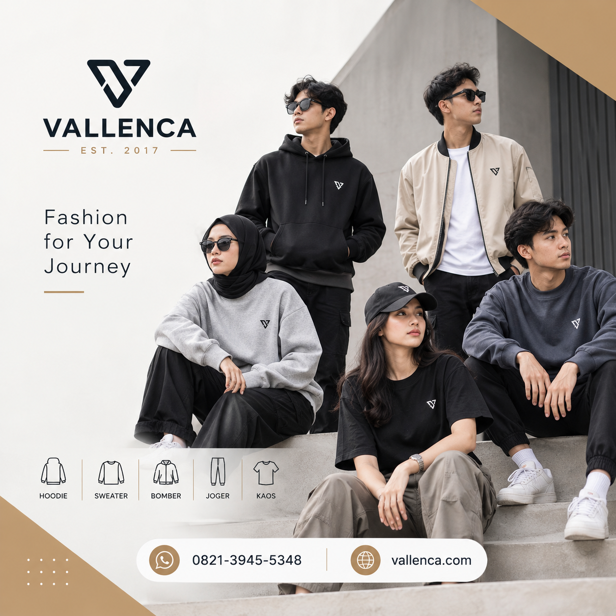 Vallenca, Brand Fashion Sejak 2017 dengan Berbagai Produk